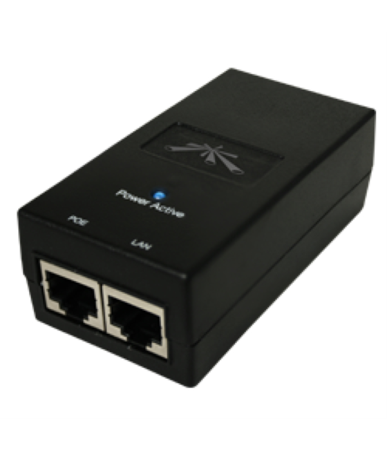 Inyector poe ubiquiti poe-24-12w-g isp poe injectors 24v 12w 0,5a giga