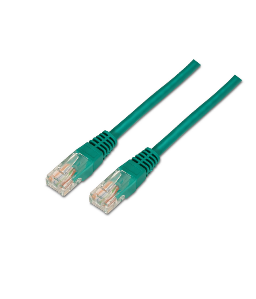 Cable de red aisens latiguillo rj45 cat.6 utp awg24 verde 3.0m