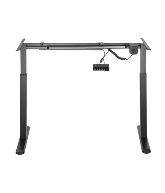 Bastidor escritorio motorizado aisens altura ajustable panel control 80kg negro