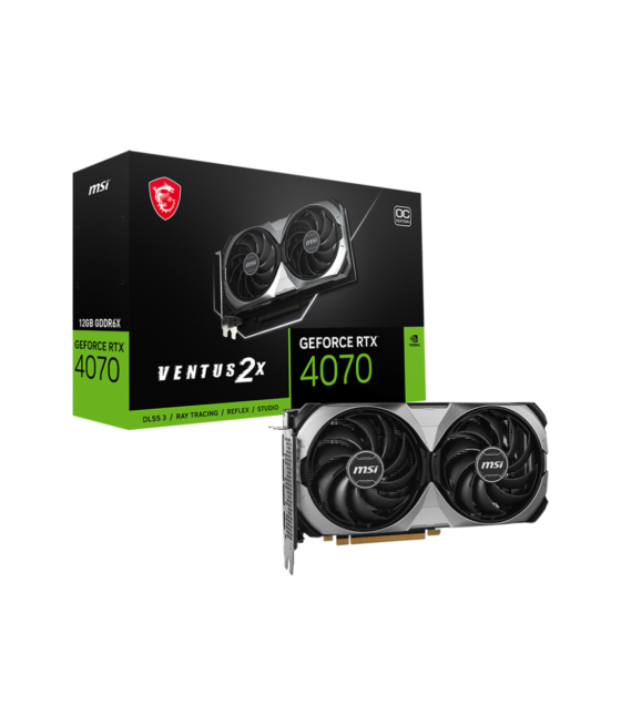 Tarjeta grafica msi rtx 4070 ventus 2x oc 12gb gddr6x