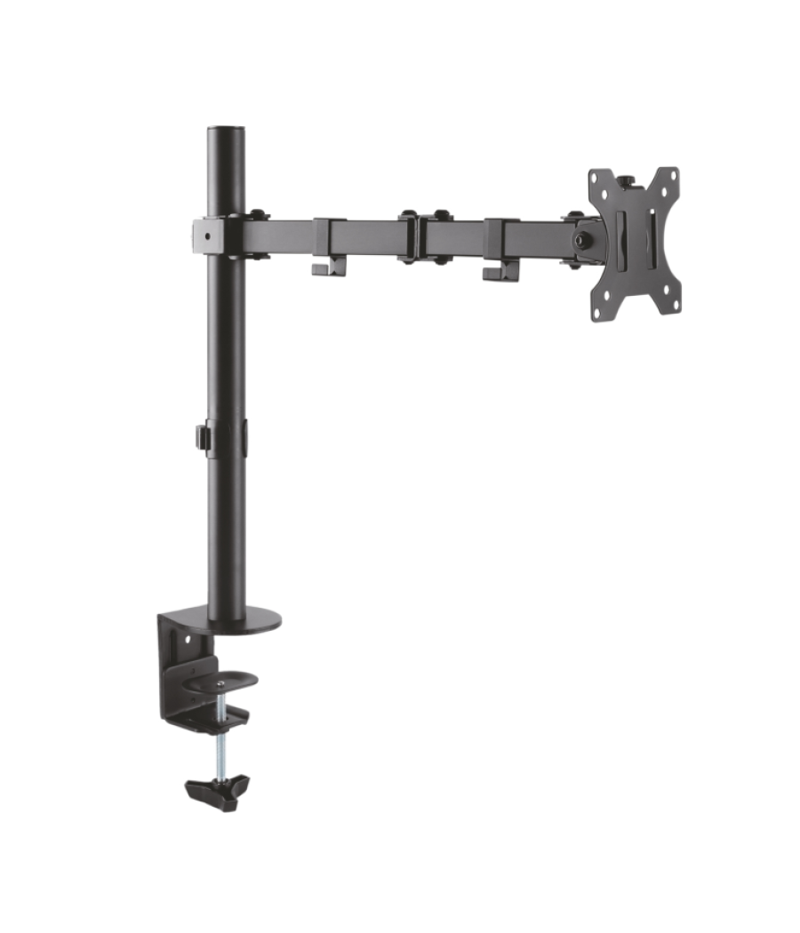 Soporte aisens mesa gira. incli. 1 monitor 8kg 3 pivotes 1 brazo 13-32 negro