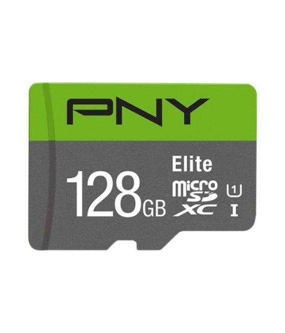 PNY - Tarjeta MicroSD 128GB + Adaptador - Clase 10 - Performance Plus - Imagen 1