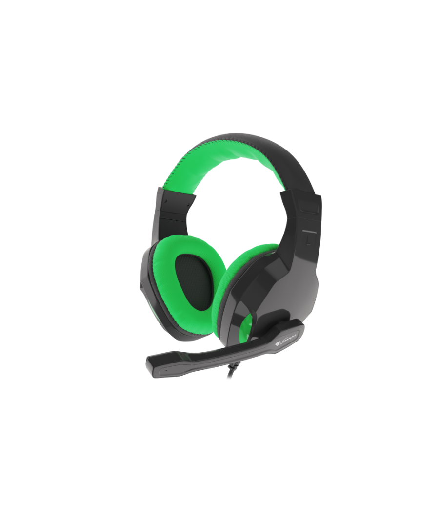 Auriculares gaming genesis argon 100 2.0 mini jack negro-verde