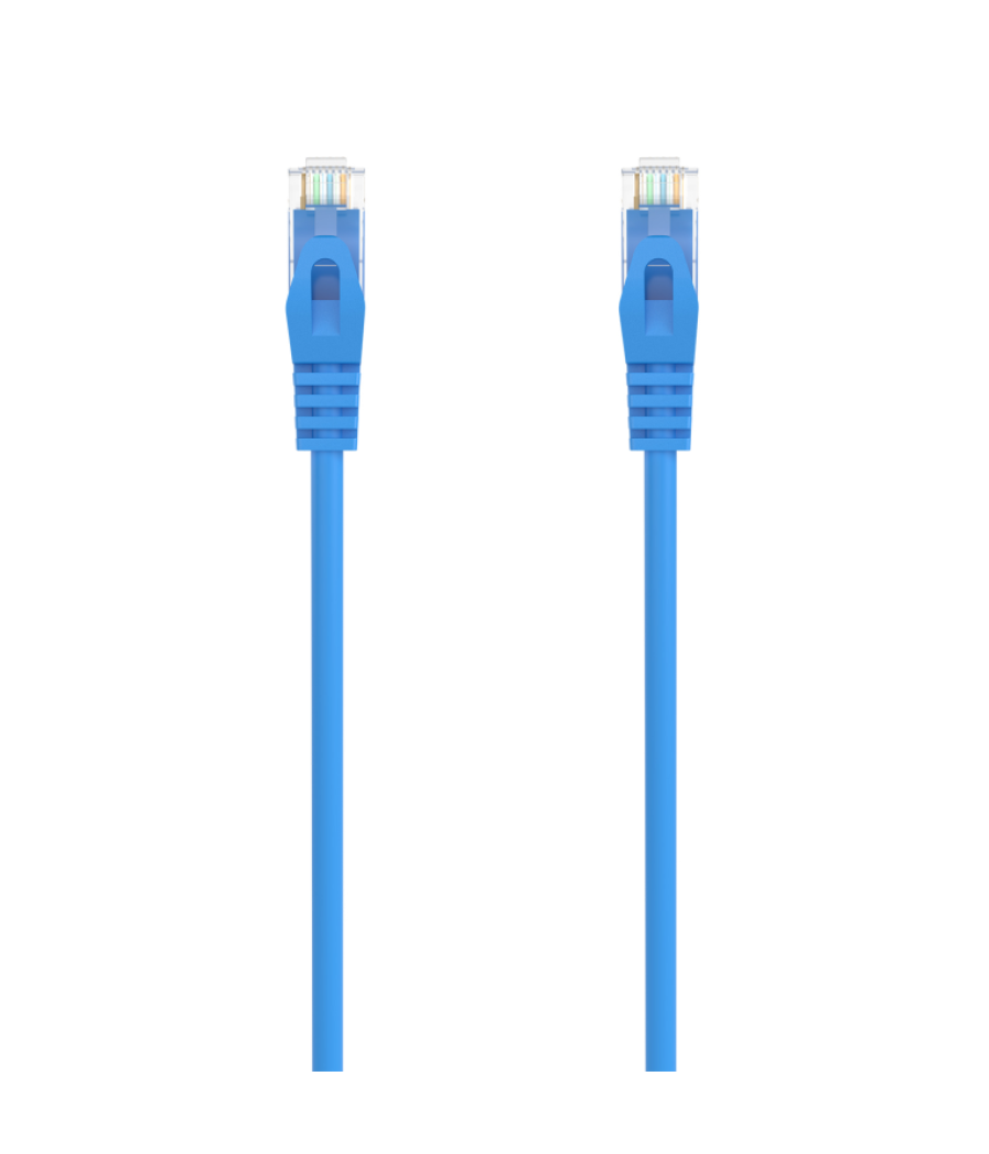 Cable red aisens latiguillo rj45 lszh cat.6a utp awg24 1.0m azul