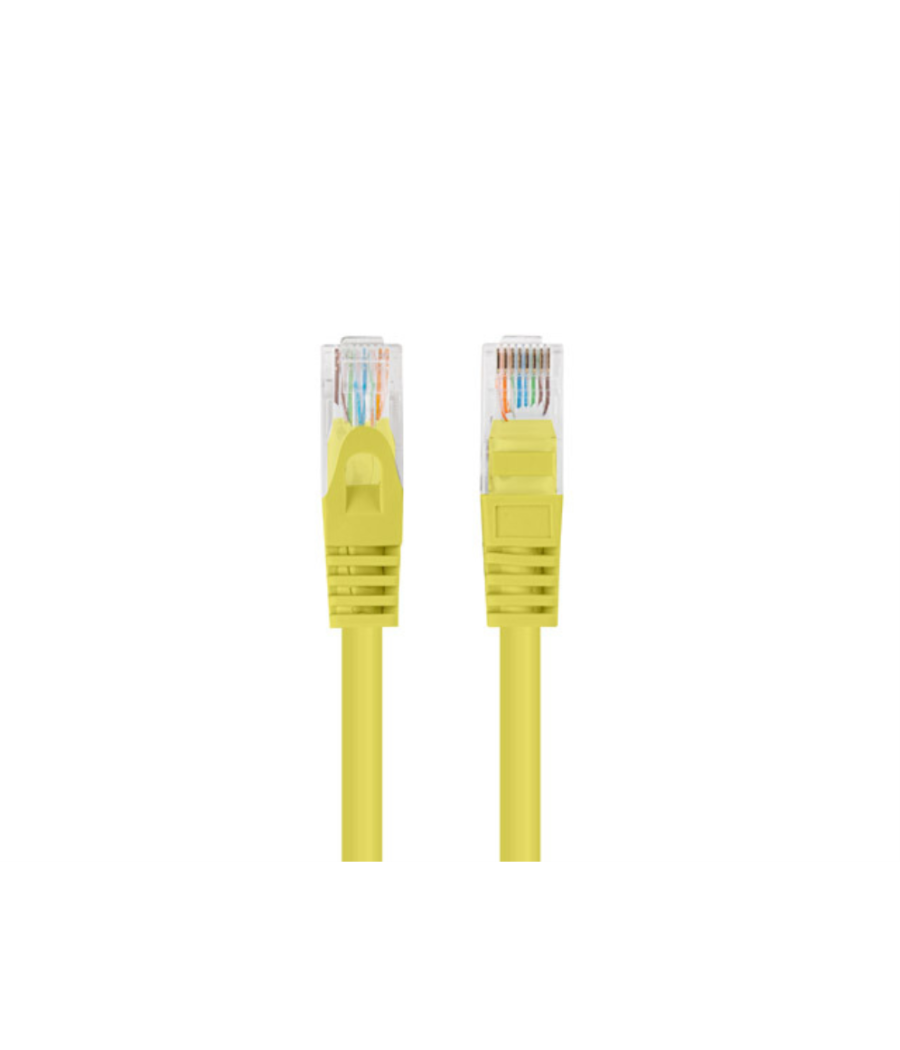 Cable red lanberg latiguillo cat.6 utp 7.5m amarillo fluke passed