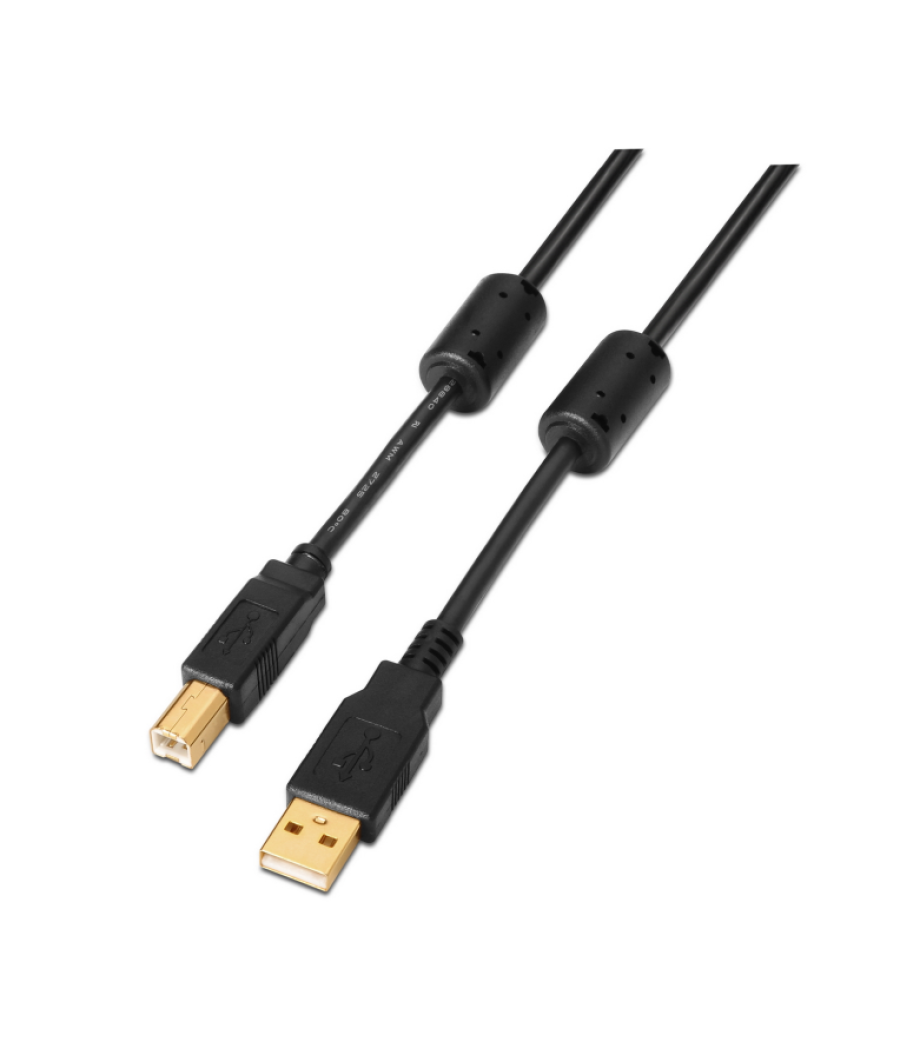 Cable aisens usb 2.0 impresora alta calidad ferrita a/m-b/m 3.0m