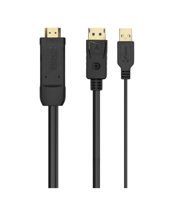 Cable conversor aisens activo hdmi a/m displayport v1.2/m 1.8m