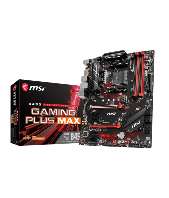 Placa base msi b450 gaming plus max am4 atx 4xddr4