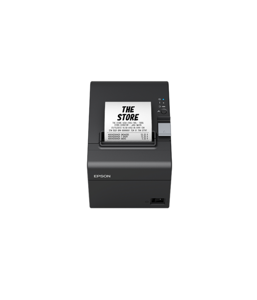 Impresora epson tm-t20iii tickets usb y rs232 250mm/seg negro brillante