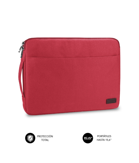 Funda portatil subblim urban laptop sleeve 15,6" red