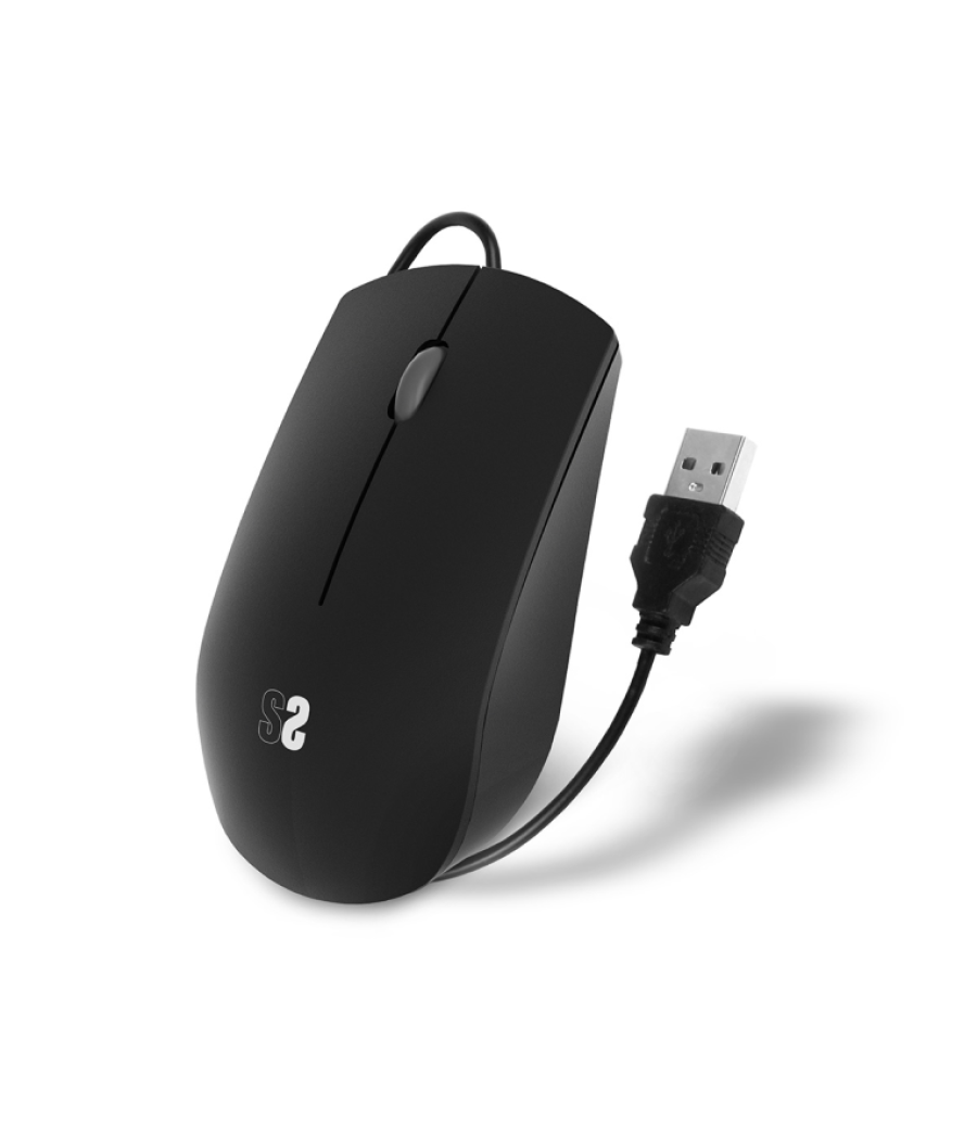Raton subblim business silencioso con cable usb 1200 dpi