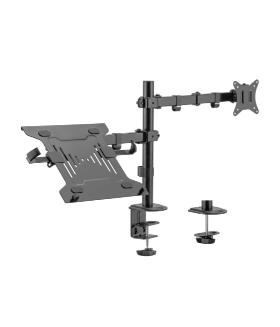 Soporte mesa aisens giratorio e inclinable portatil y monitor 9kg de 17-32