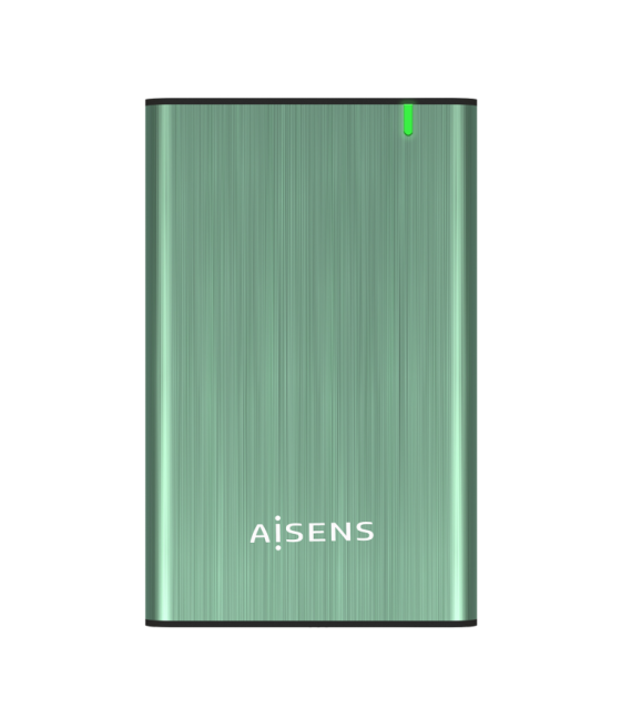 Aisens caja externa 2.5" ase-2525sgn 9.5mm sata a usb 3.0 usb3.1 gen1 verde