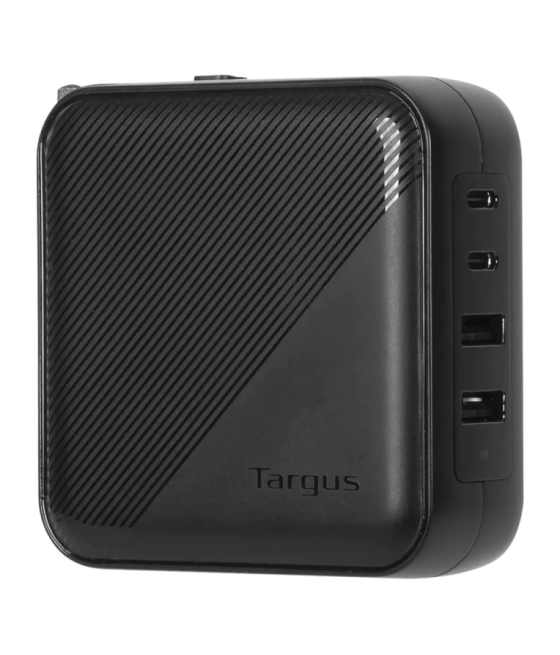 Cargador portatil targus 100 w gan charger - multi port - with travel adapters