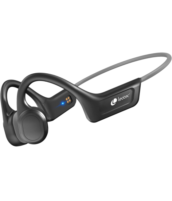 Leotec auriculares conduccion osea ipx7 gris-bateria 230mah-llamadas