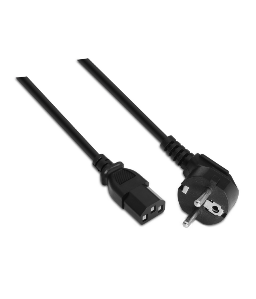 Cable aisens alimentación cpu cee7 m-c13 h negro 10m