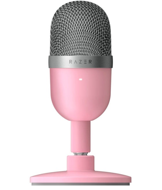 Microfono razer seiren mini rosa
