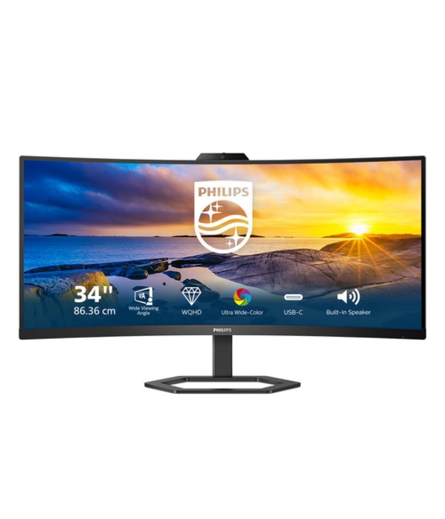 Philips 5000 series 34E1C5600HE/00 LED display 86,4 cm (34") 3440 x 1440 Pixeles 4K Ultra HD Negro