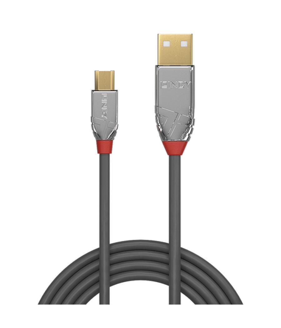 Lindy 36651 cable USB 1 m USB 2.0 USB A Micro-USB B Gris