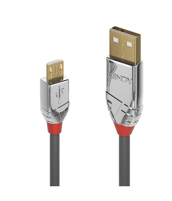 Lindy 36652 cable USB 2 m USB 2.0 USB A Micro-USB B Gris