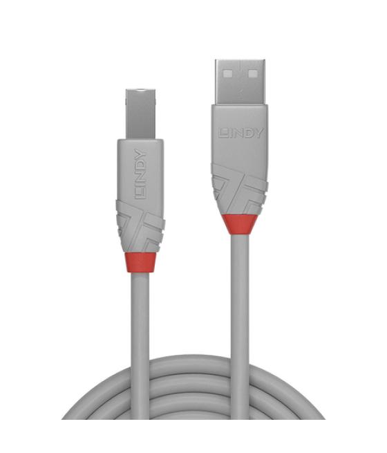 Lindy 36682 cable USB 1 m USB 2.0 USB A USB B Gris