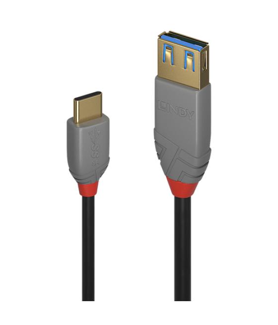 Lindy 36895 cable USB 0,15 m USB 3.2 Gen 2 (3.1 Gen 2) USB C USB A Negro