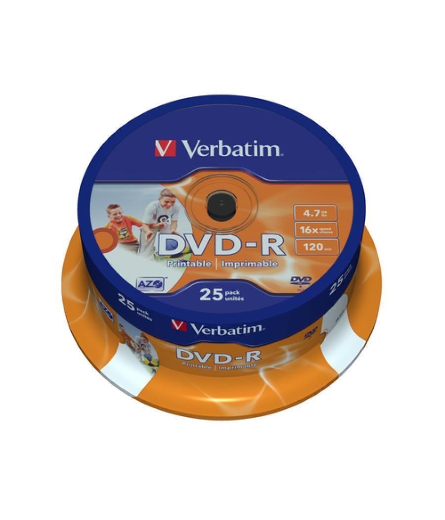 Verbatim 43538 DVD en blanco 4,7 GB DVD-R 25 pieza(s)