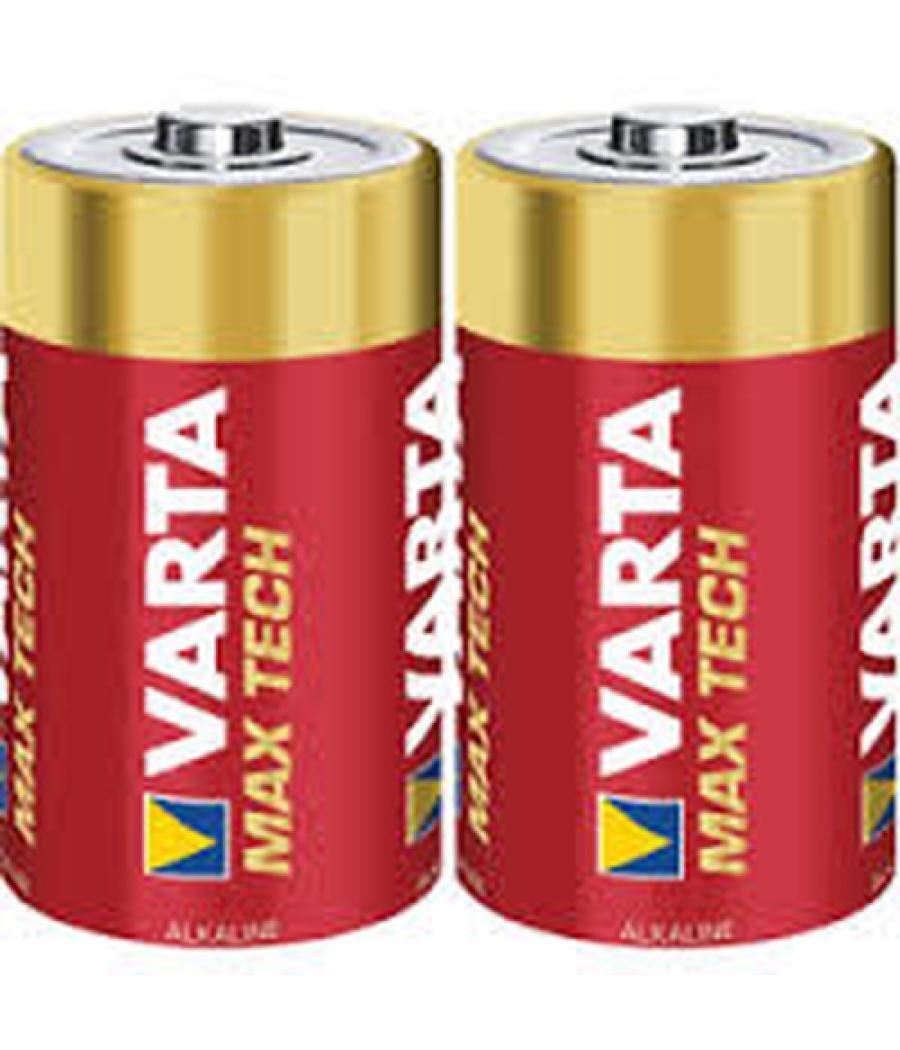 Varta MAX TECH 2x Alkaline D Batería de un solo uso Alcalino