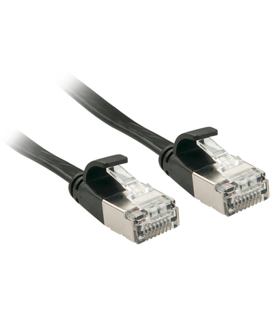Lindy 47482 cable de red Negro 2 m Cat6a U/FTP (STP)