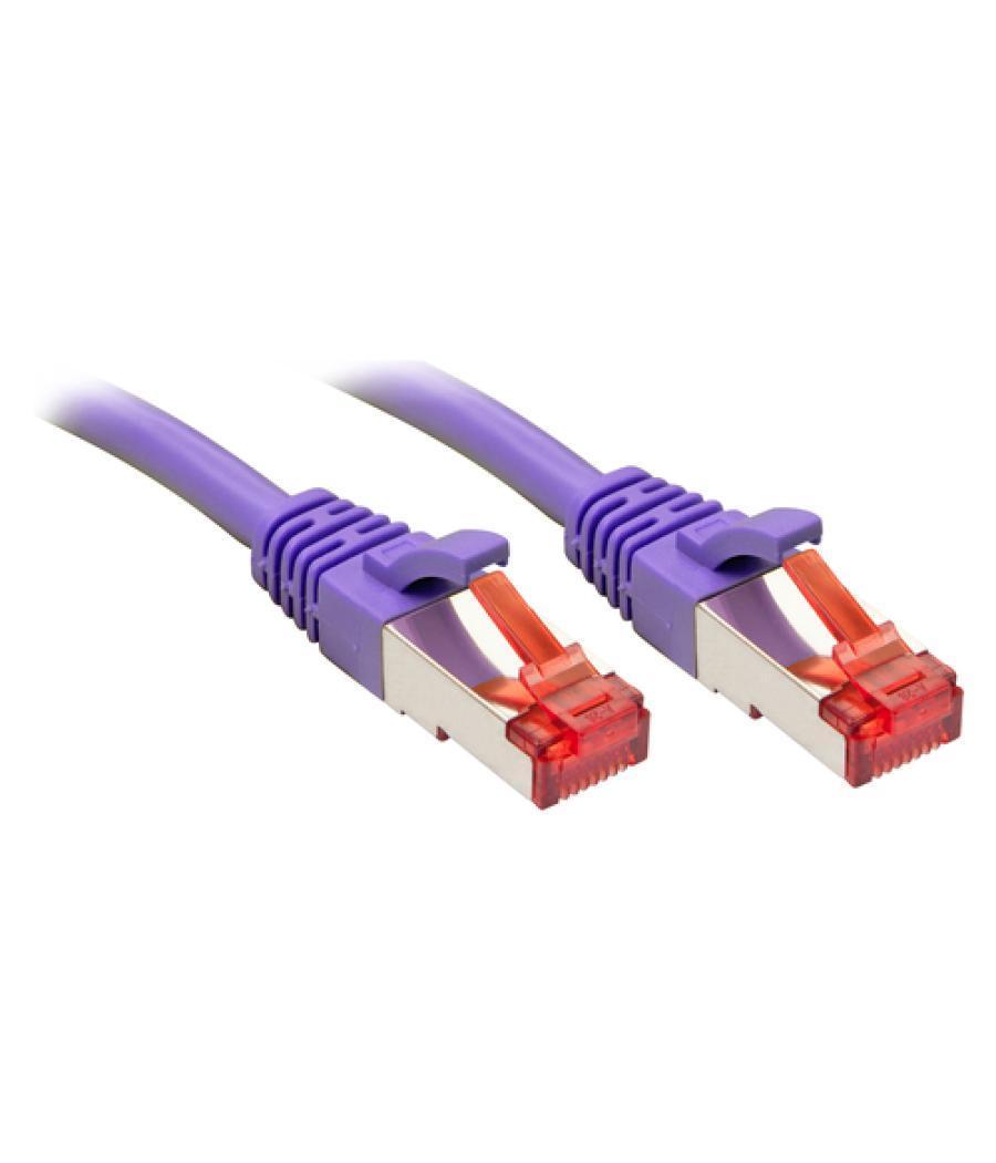 Lindy Rj45/Rj45 Cat6 2m cable de red Violeta S/FTP (S-STP)