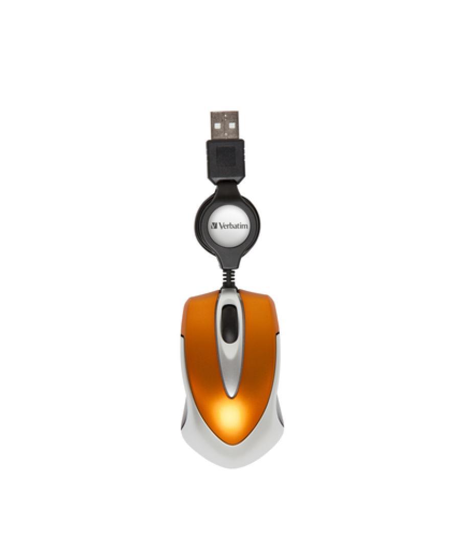 Verbatim Go Mini ratón USB tipo A Óptico 1000 DPI