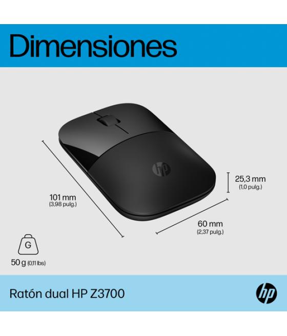 HP Ratón dual Z3700 negro