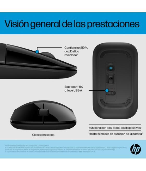 HP Ratón dual Z3700 negro