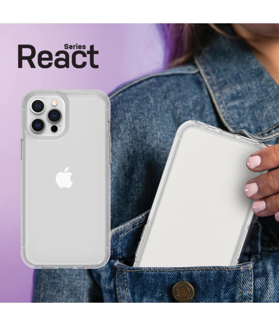 OtterBox React Series para Apple iPhone 12/iPhone 12 Pro, transparente