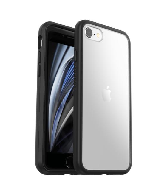 OtterBox React Series para Apple iPhone SE (2nd gen)/8/7, transparente/negro