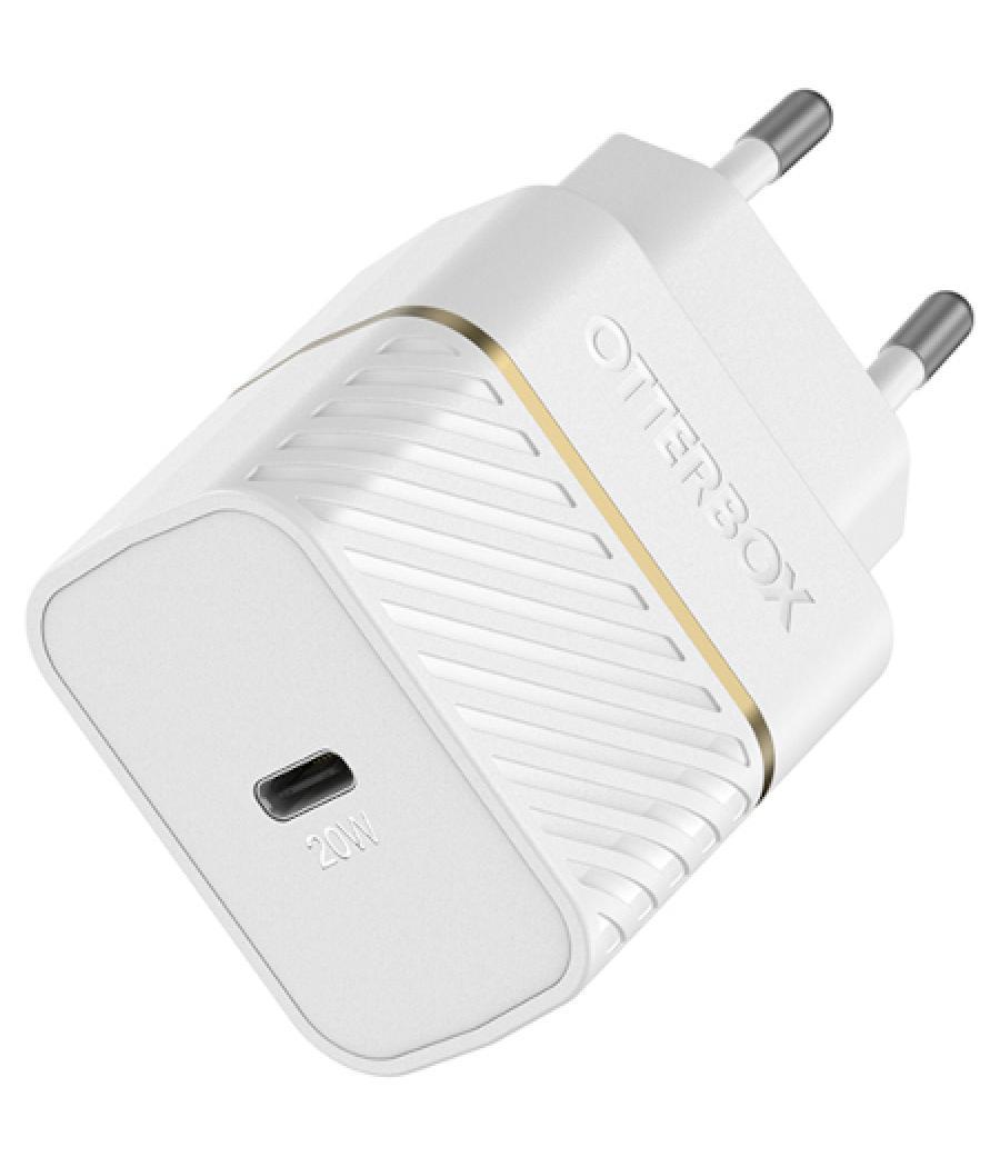 OtterBox EU Wall Charger 20W - 1X USB-C 20W USB-PD + USB C-Lightning Cable 1m, Cloud Dust White