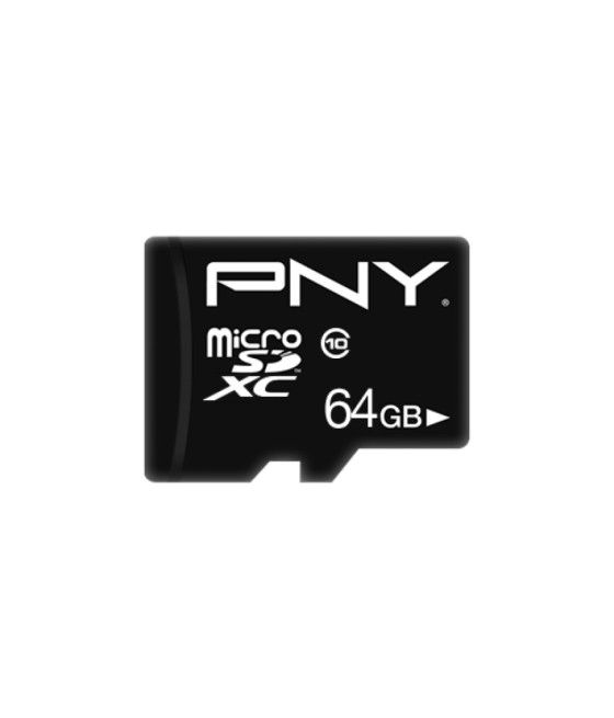 PNY MICROSD 64GB CL10 PERFORMANCE PLUS - Imagen 1