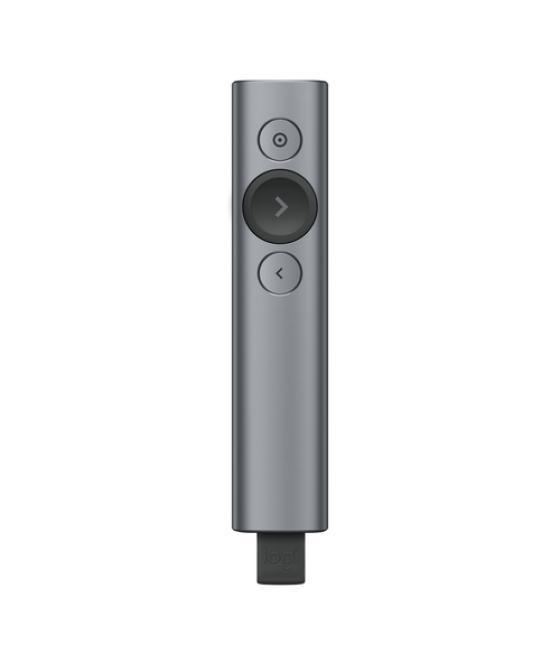 Logitech Spotlight Presentation Remote apuntador inalámbricos Bluetooth/RF Gris