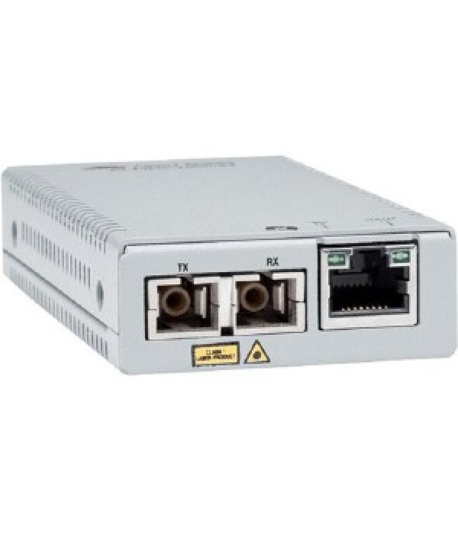 Allied Telesis AT-MMC2000/SC-960 convertidor de medio 1000 Mbit/s 850 nm Multimodo Gris