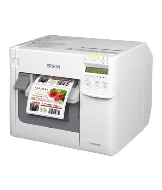 Epson TM-C3500 impresora de etiquetas Inyección de tinta Color 720 x 360 DPI Alámbrico