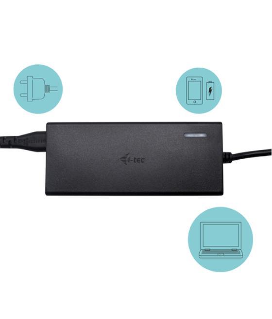 i-tec Universal Charger USB-C PD 3.0 + 1x USB-A, 77 W