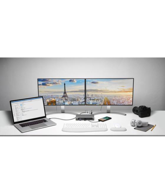 Kensington Replicador de puertos híbrido 4K dual Thunderbolt™ 3 y USB-C SD5600T con 96 W de PD: Windows/macOS