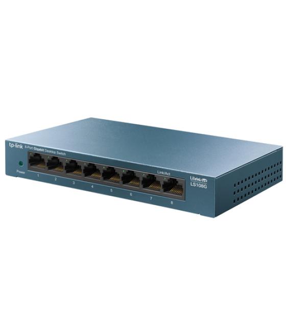 TP-LINK LS108G No administrado Gigabit Ethernet (10/100/1000) Azul