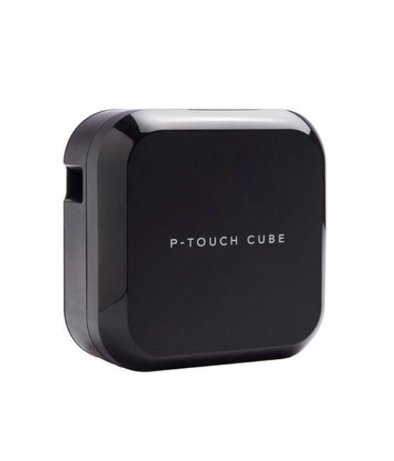 Brother etiquetadora - rotuladora pt-p710bt cube negro con conexión bluetooth/usb
