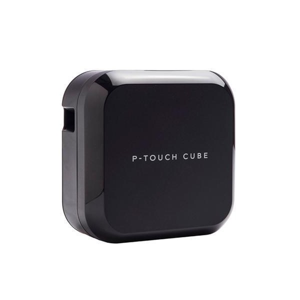 Brother etiquetadora - rotuladora pt-p710bt cube negro con conexión bluetooth/usb