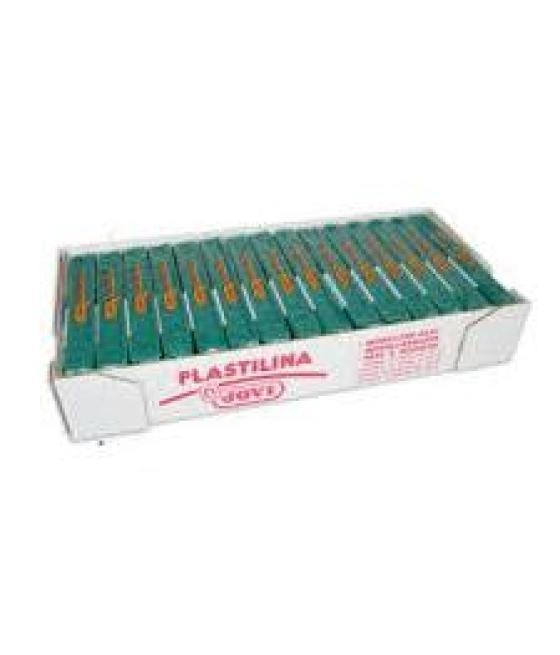 Jovi plastilina school caja 15 pastillas 150gr verde oscuro