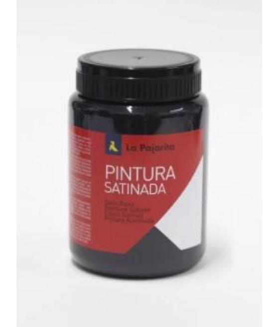 La pajarita témpera escolar bote de 35ml satinada negro l-22