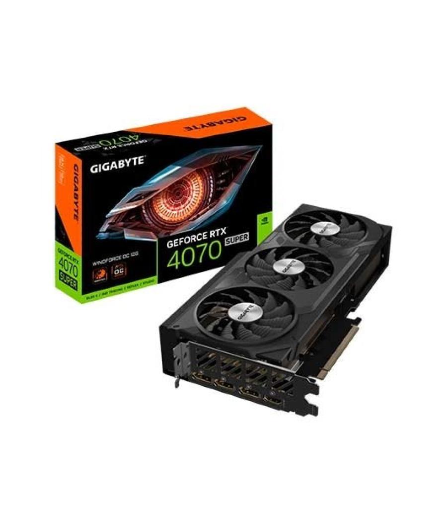 Tarjeta gráfica gigabyte rtx 4070 super windforce oc 12g