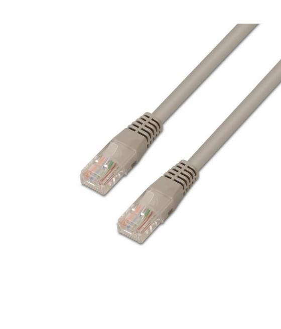 Aisens latiguillo rj45 cat.5e utp awg24 gris 1.0m