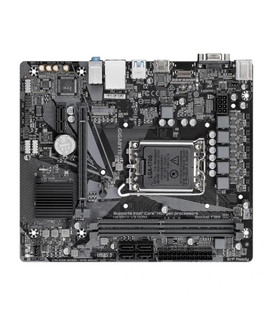 Gigabyte placa base h610m h v3 ddr4 matx 1700